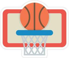 icono de vector de baloncesto