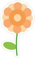 Mint Marigold Vector Icon