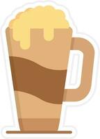 Latte Macchiato Vector Icon