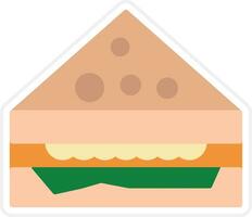 icono de vector de sándwich