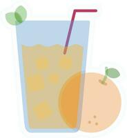 Orange Juice Vector Icon