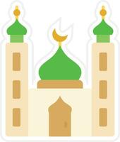 Small Mosque Vector Icon