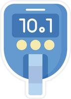 Glucose Checkup Vector Icon