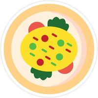 tortilla vector icono