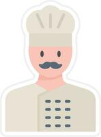 icono de vector de chef