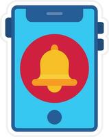 Smartphone Alarm Vector Icon