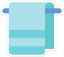 Bath Towel Vector Icon