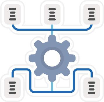 icono de vector de algoritmo