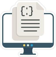 Programming Notes Vector Icon