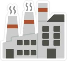 Factory Pollution Vector Icon