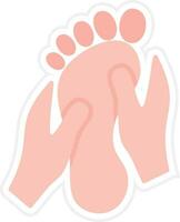 Foot Massage Vector Icon