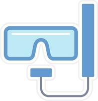 Swimming Glasses Vector Icon