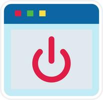 Power Interface Vector Icon