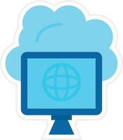 Cloud Computing Vector Icon