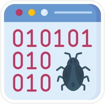 cortar a tajos código vector icono