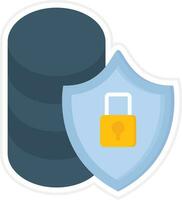 Database Security Vector Icon