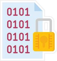 File Encryption Vector Icon