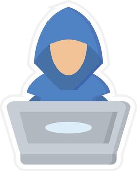 icono de vector de hacker