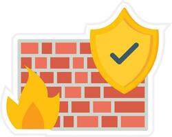 Firewall Vector Icon
