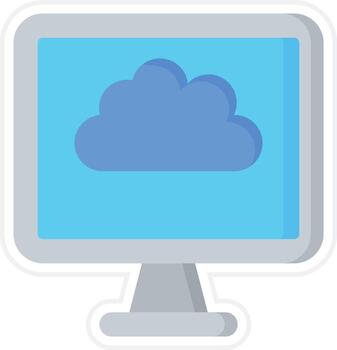Computer Vector Icon