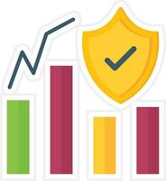 Secure Statistics Vector Icon