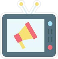 Broadcast Marketing Vector Icon