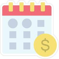 Payment Deadline Vector Icon