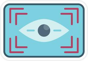 Eye Scanner Vector Icon