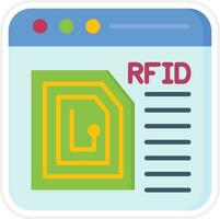 Radio Frequency Identification Vector Icon