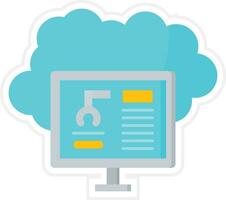 Cloud Computing Vector Icon