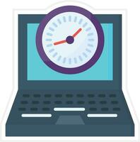 Working Time Vector Icon