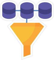 Data Filter Vector Icon