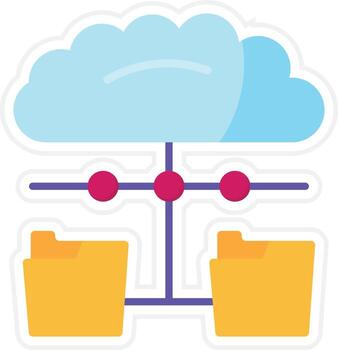 repartido datos vector icono