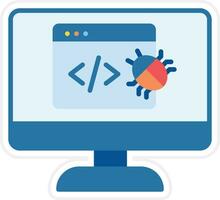 Website Bug Vector Icon