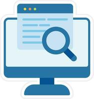 Online Search Vector Icon