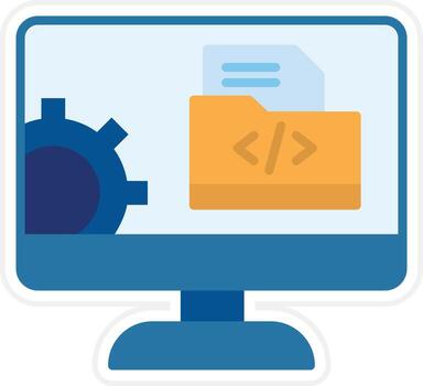 icono de vector de desarrollo web