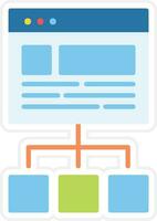 Website Structure Vector Icon