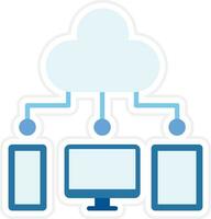 Cloud Computing Vector Icon