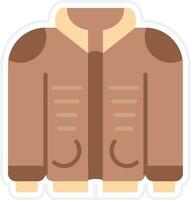 icono de vector de chaqueta