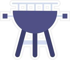 BBQ Grill Vector Icon