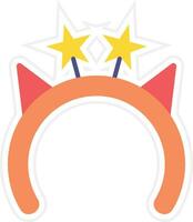 Birthday Headband Vector Icon