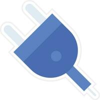 icono de vector de enchufe