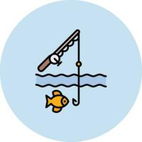 Fishing Holiday Vector Icon