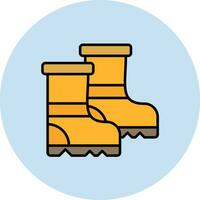 Rubber Boots Vector Icon