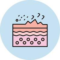 Exfoliation Vector Icon