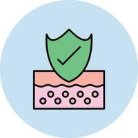 Skin Protection Vector Icon