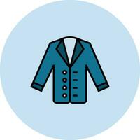 Business Coat Vector Icon