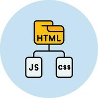 Html Js Css Vector Icon