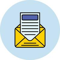 E Newsletter Vector Icon