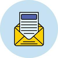 E Newsletter Vector Icon